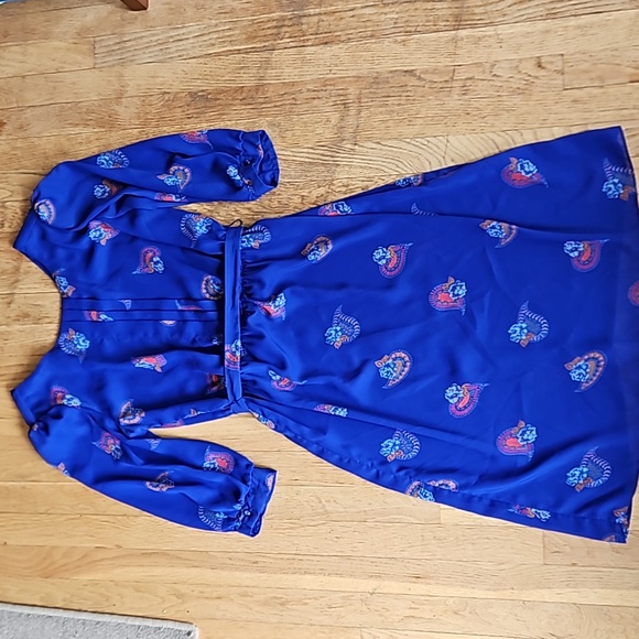 Vintage Tabby day dress with belt L - Picture 1 of 12